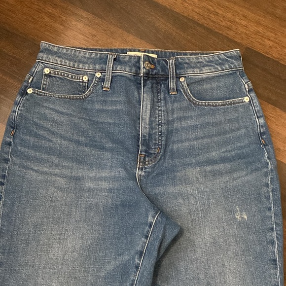 Madewell Slim Demi Boot Cotton Blend Jeans Size 30 - Picture 6 of 14